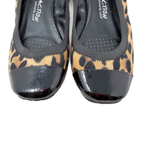 Kenneth Cole Reaction Blink Wink Driving Moc Flats Womens 8.5 M Leopard Print - Picture 9 of 16